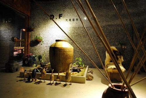 立體背景墻美發大廳裝修效果圖