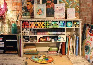 手工達人的工作臺 畫室的匠心布局