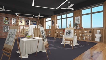 創意造+學校畫室 激發學生藝術潛能的空間設計