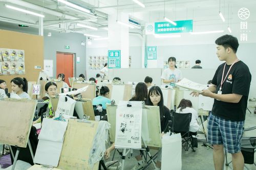 圖南畫室7月月考 用畫卷描繪成長的痕跡